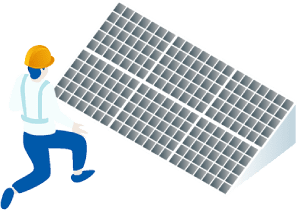 太陽光パネルやパワーコンディショナ等を使用した太陽光発電のメンテナンス